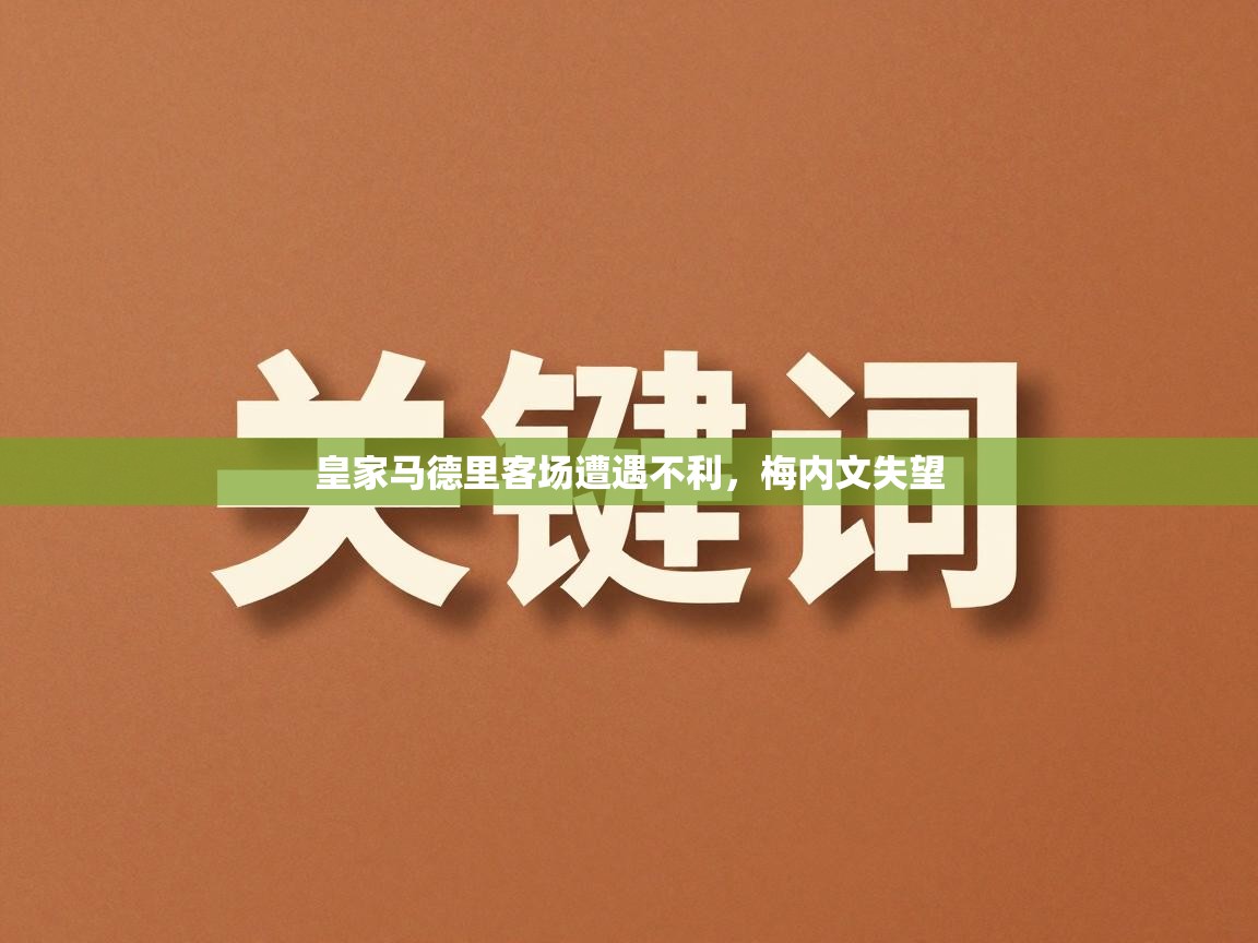 皇家马德里客场遭遇不利，梅内文失望  第2张